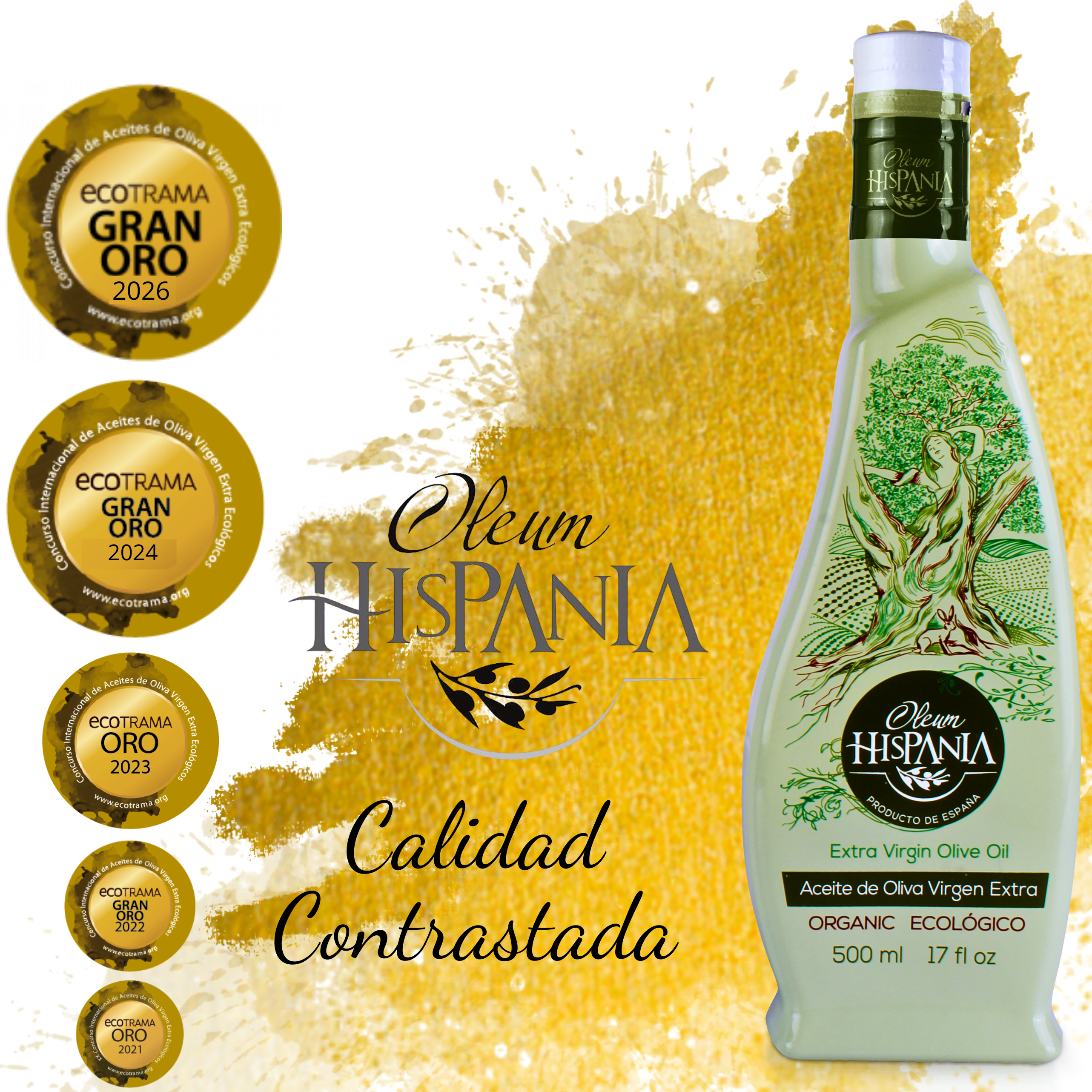 Estuche Regalo Aove Premium Ecológico 4 Elementos “Tierra” 500 ml - Imagen 3