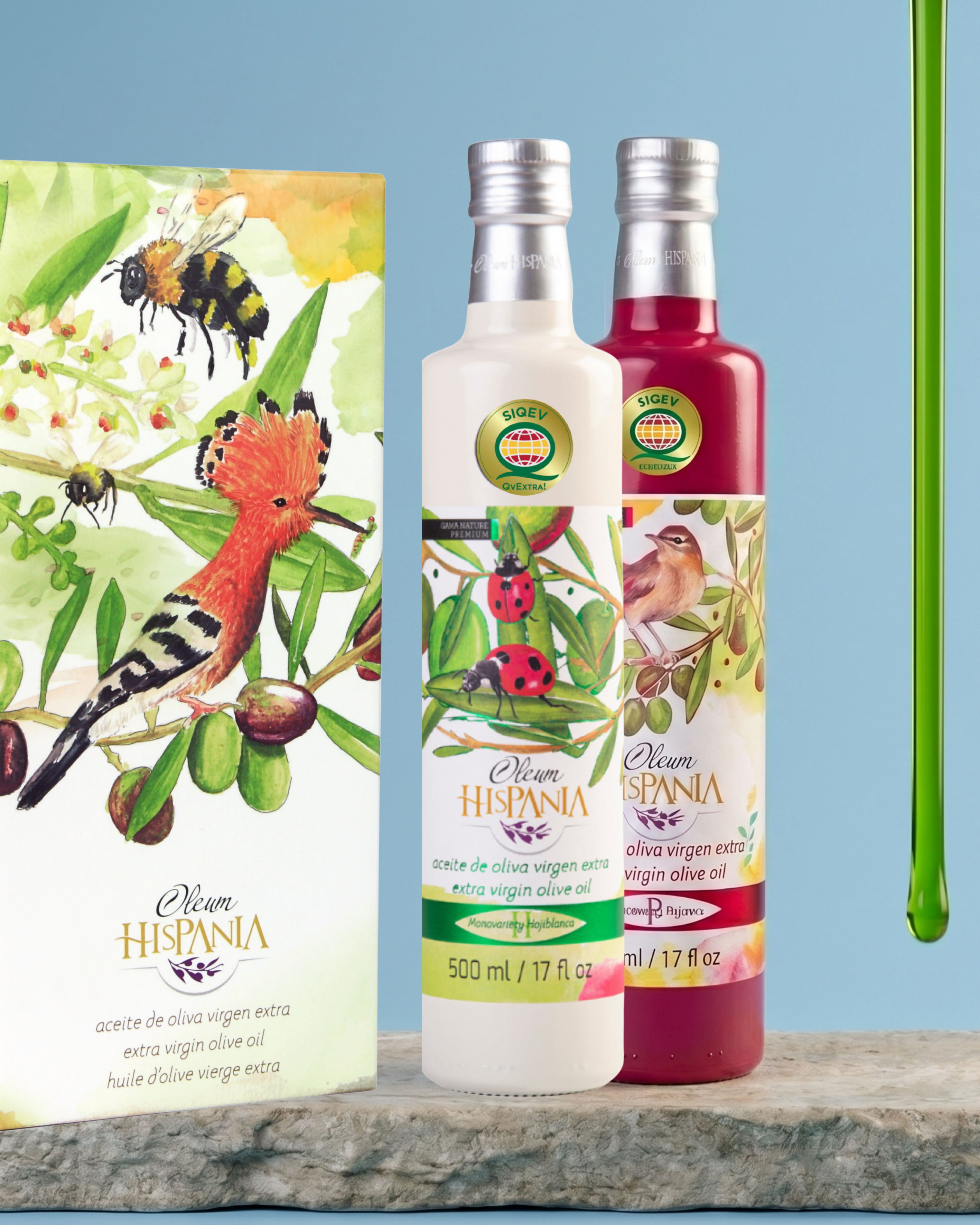 Estuche Regalo Aove Nature Premium 500 ml ( 1botella / 2botellas / 3botellas) - Imagen 2