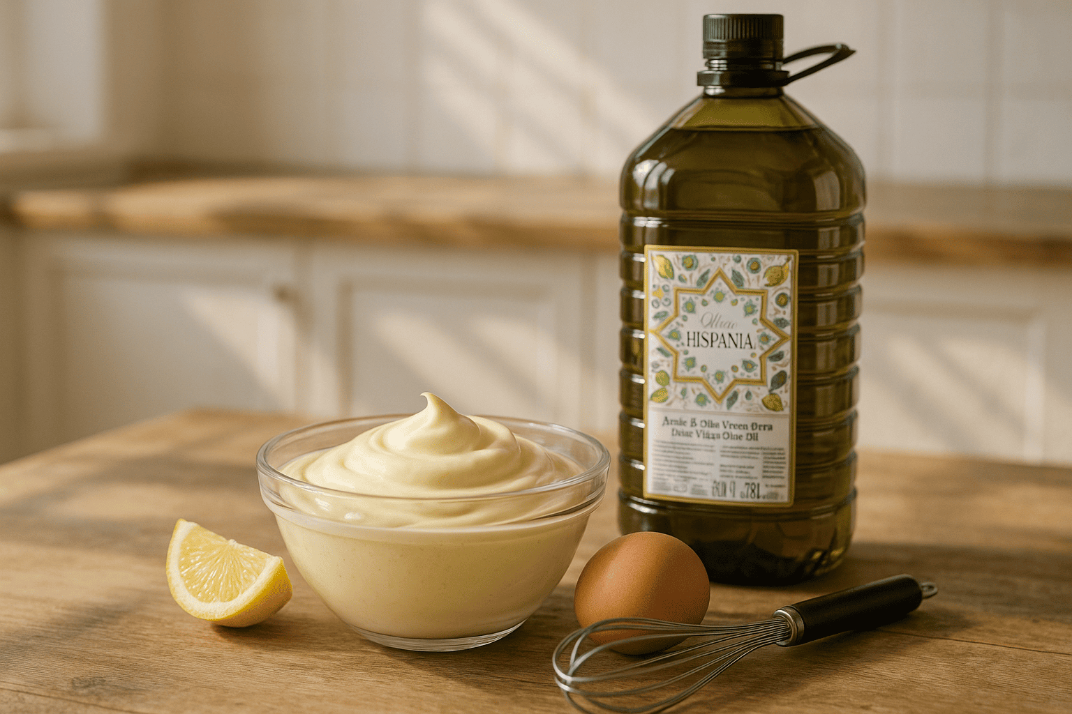 Mayonesa con aceite de oliva virgen extra
